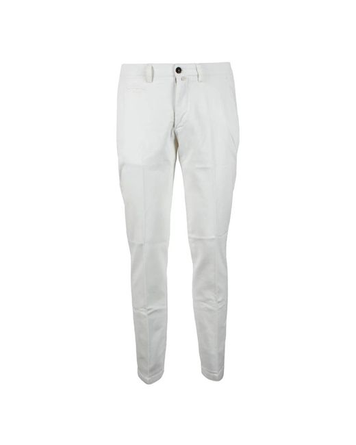BRIGLIA Gray Chinos for men