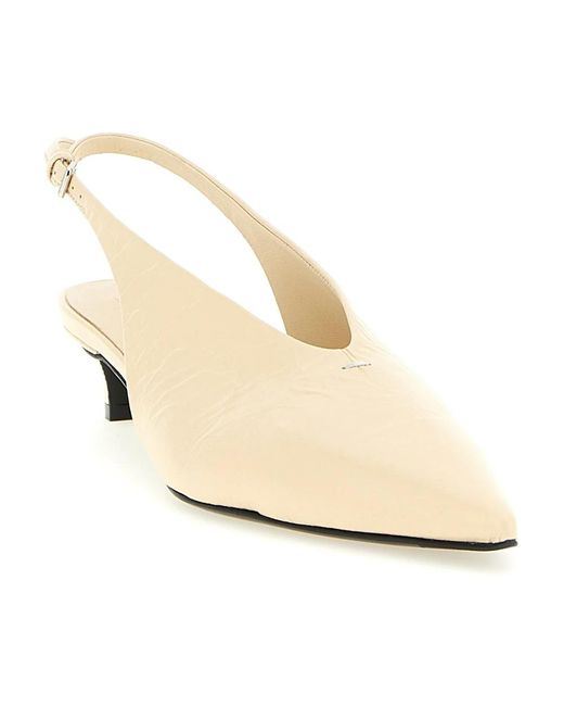 Jil Sander White Pumps