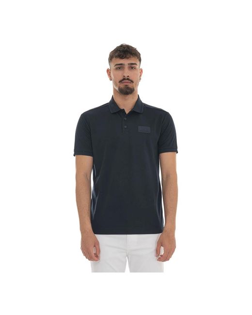 EA7 Lux Identity Polo in het Black voor heren