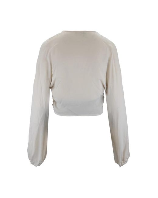 Elisabetta Franchi Blouses in het Gray