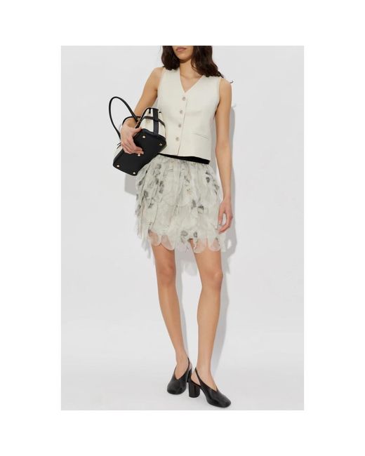 Max Mara Gray Short Skirts