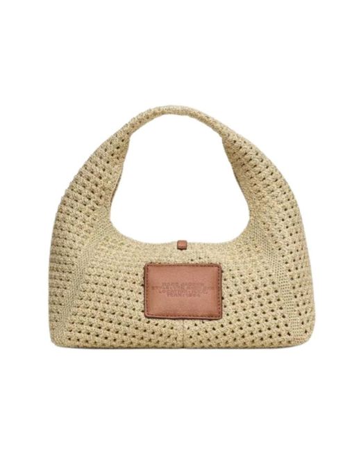 Marc Jacobs Metallic Häkel-Mini-Sacktasche