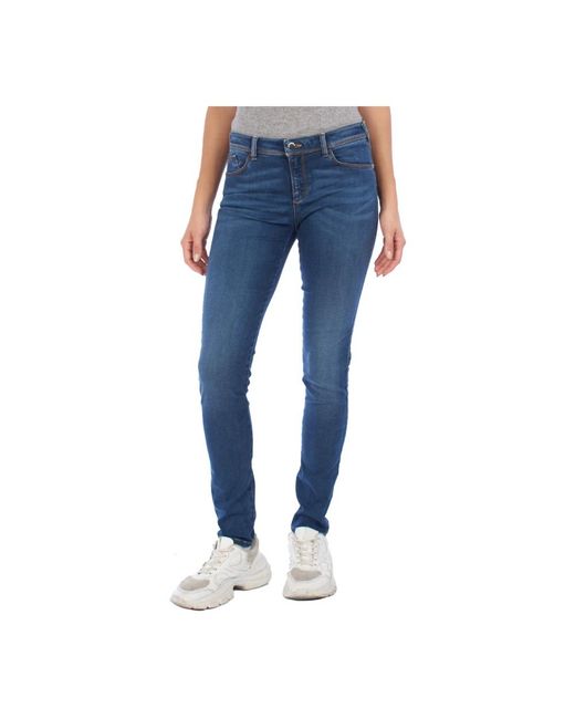 Emporio Armani Blue Skinny Fit Jeans