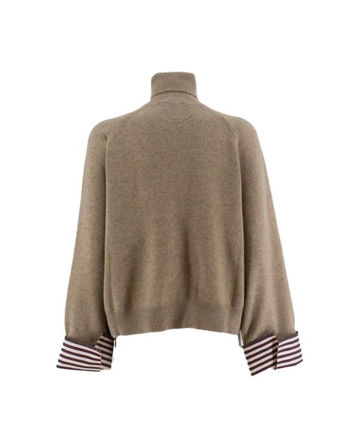 Brunello Cucinelli Natural Cashmere Knitwear