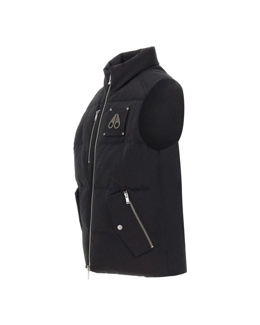 Moose Knuckles Black Waistcoats