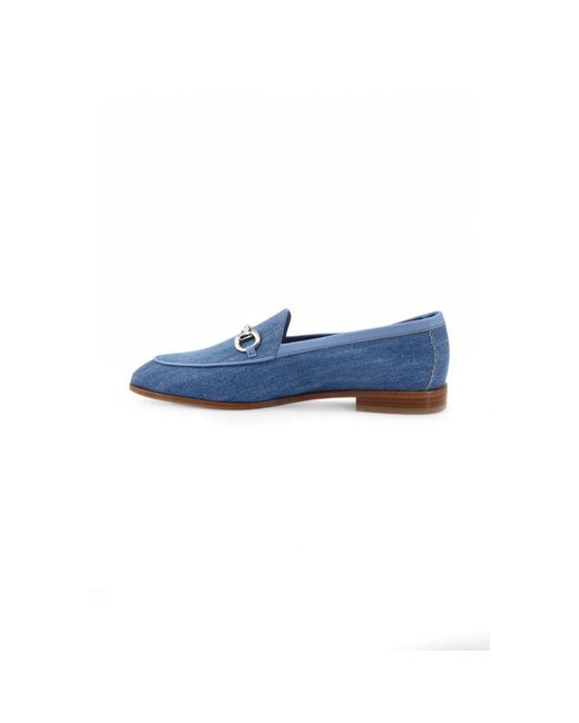 Frau Blue Mokassin