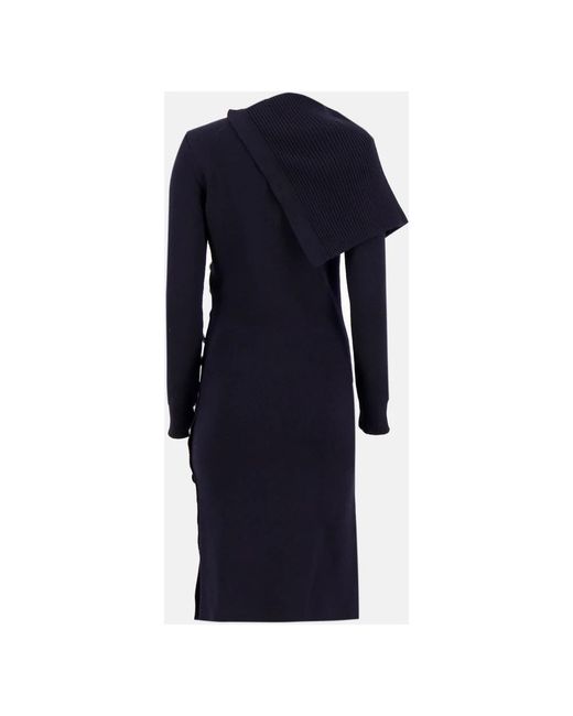 Rabanne Blue Knitted Dresses