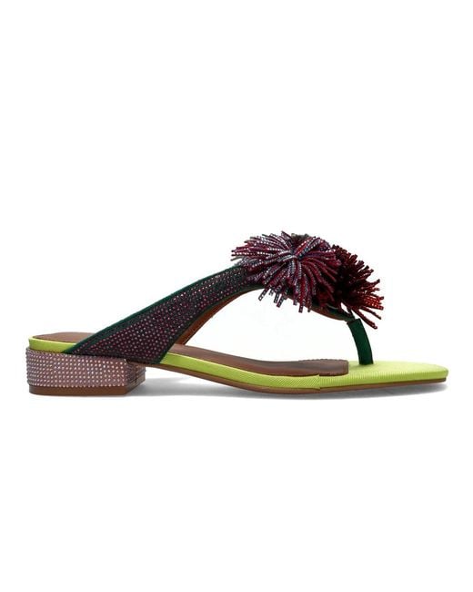 Kurt Geiger Brown Flip Flops