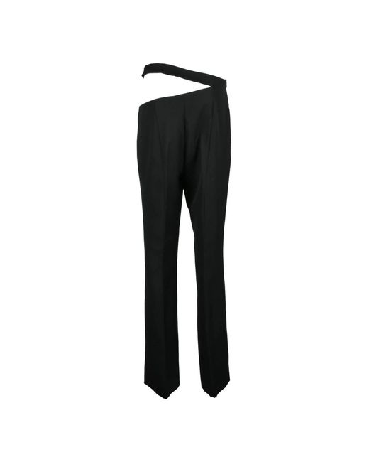 Rohe Broeken ,Zwart ,Wol Wollen Broek in het Black