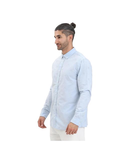 KTZ Blue Casual Shirts for men