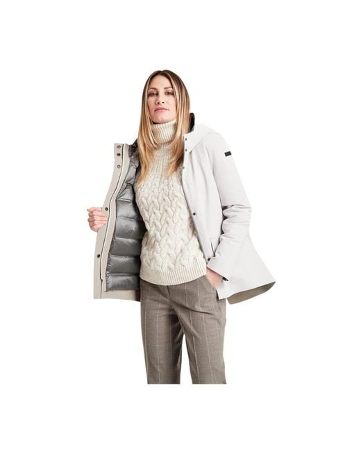 Rrd Natural Kapuzen-daunenjacke