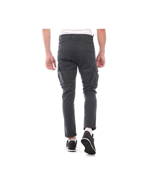 Daniele Alessandrini Blue Slim-Fit Trousers for men