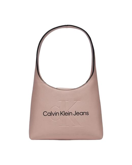 Calvin Klein Gray Shoulder Bags
