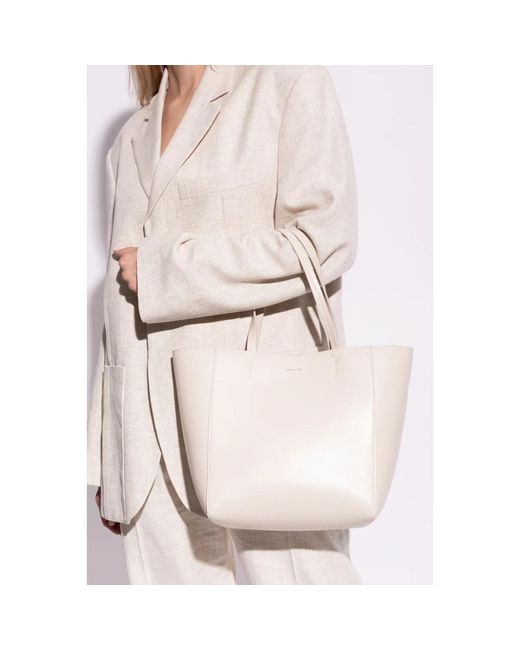Anine Bing Natural Tote Bags