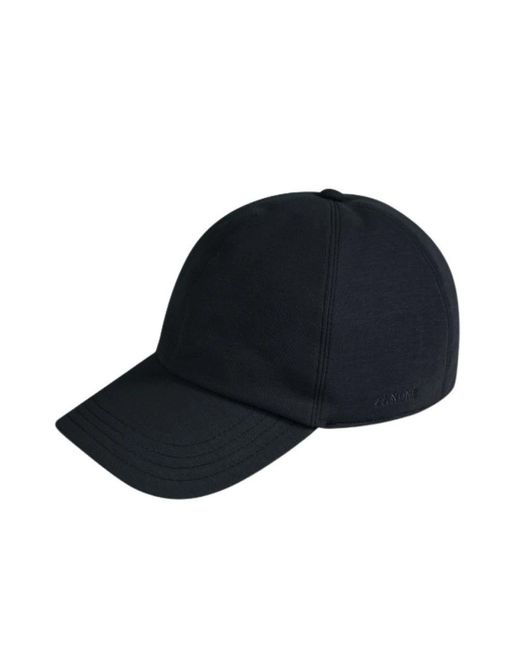 Slowear Accessoires ,Zwart ,Katoen Ice Cotton Baseball Cap in het Blue voor heren