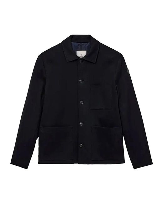 Moncler Blue Light Jackets for men