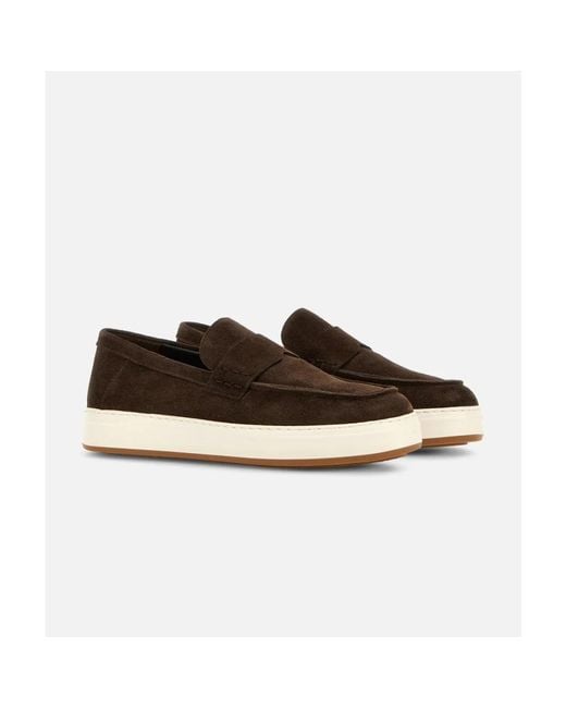 Hogan Brown Loafers for men