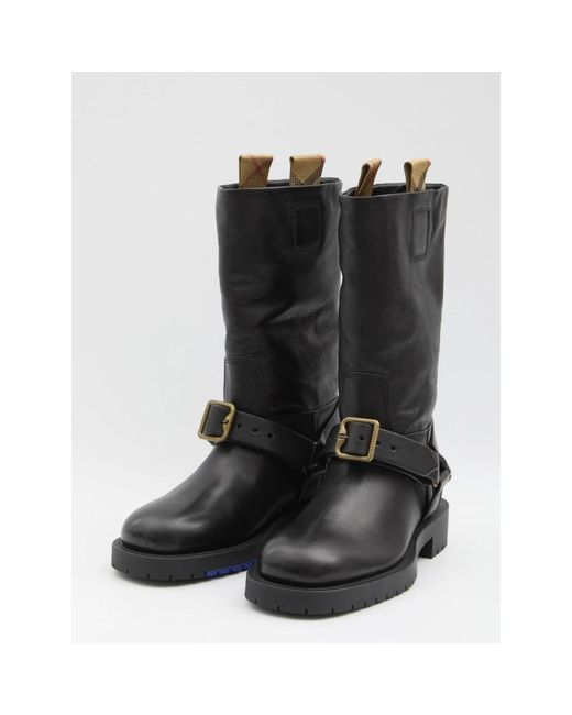 Burberry Black High Boots