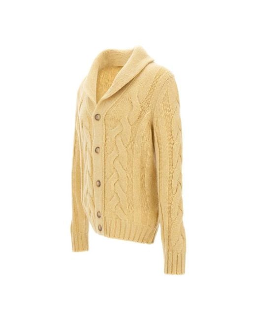 Cardigans Gran Sasso de hombre de color Yellow