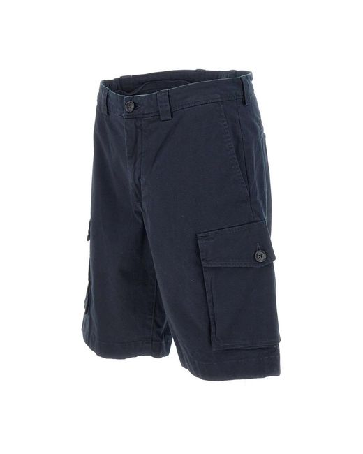 Woolrich Blue Casual Shorts for men
