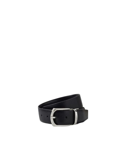 Zegna Wendegürtel Aus Leder in Black für Herren