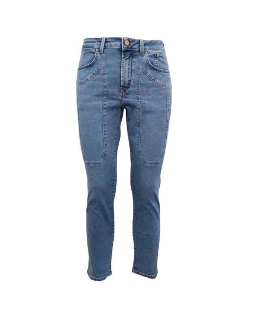 Jeckerson Blue Skinny Jeans for men