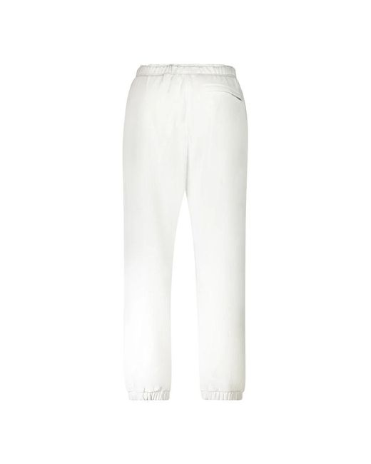 Guess Broeken ,Wit ,Katoen Printed Logo Joggers in het White voor heren