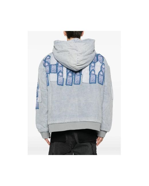 Who Decides War Blue Hoodies for men