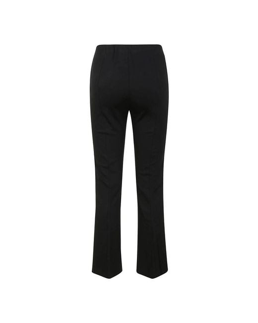 Liviana Conti Black Straight Trousers