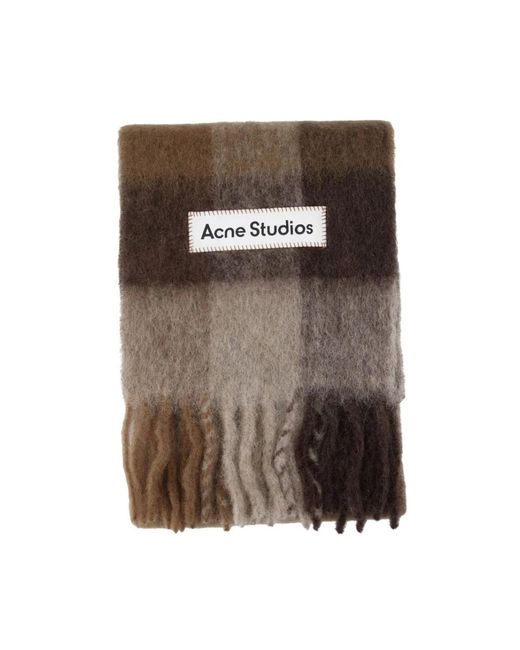 Acne Brown Winter Scarves