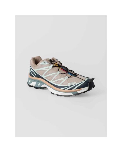Salomon Gray Xt-6 Retro Style Laufschuh