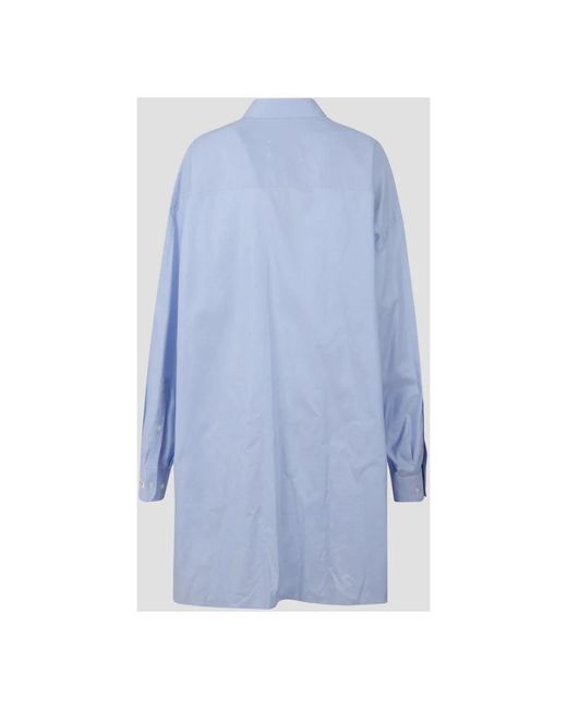 Maison Margiela Blue Shirt Dresses