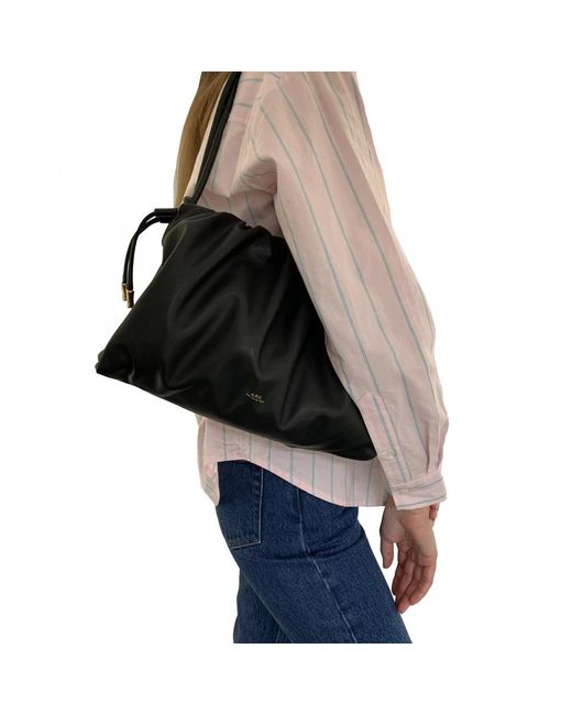 A.P.C. Black Shoulder Bags