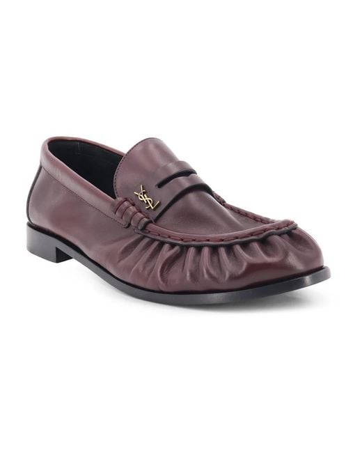 Saint Laurent Purple Loafers for men