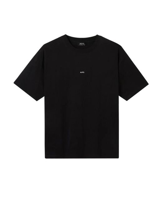 A.P.C. Paris t-shirt kyle in schwarz in Black für Herren