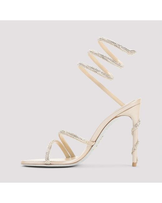 High Heel Sandals Rene Caovilla en coloris Metallic