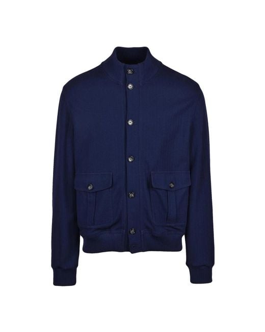 Circolo 1901 Blue Bomber Jackets for men