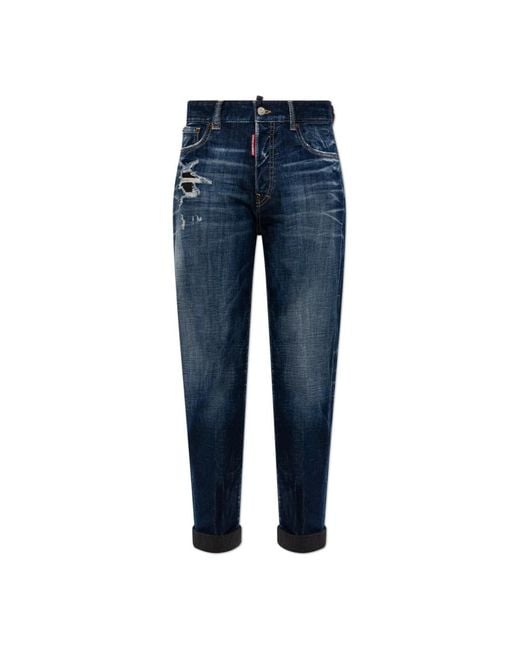 Cropped Jeans DSquared² de color Blue