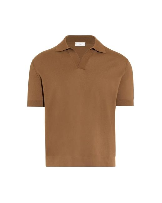 Paolo Pecora Brown Polo Shirts for men