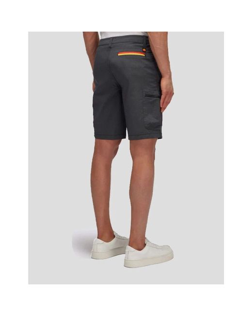 Sundek Schwarze Nylon/Polyester Bermuda Shorts in Blue für Herren