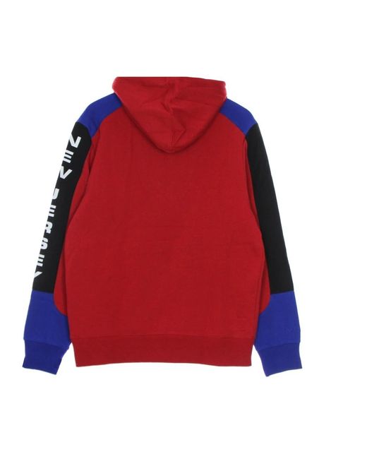 Mitchell & Ness Hoodies & Sweatvesten ,Rood ,Katoen Nba Fusion Fleece Hoodie Hardwood Classics in het Red voor heren