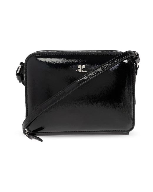 Courreges Shoulder Bags in het Black