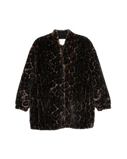 Apparis Black Faux Fur & Shearling Jackets