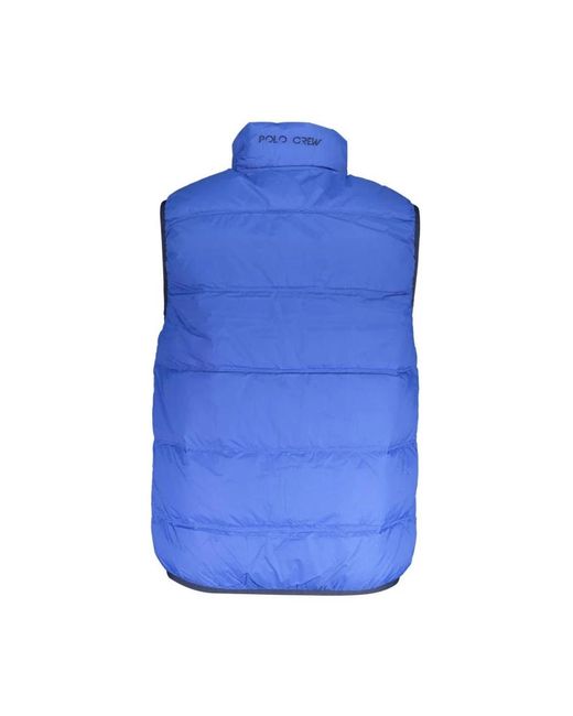 La Martina Blue Waistcoats for men