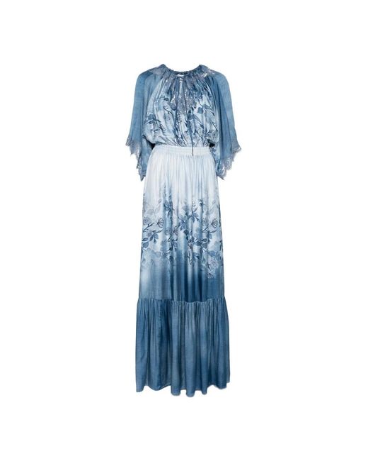 Ermanno Scervino Blue Maxi Dresses