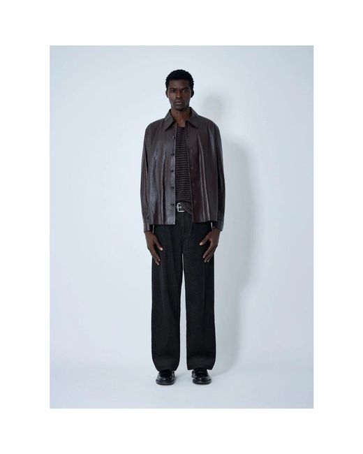 Our Legacy Black Leather Jackets for men