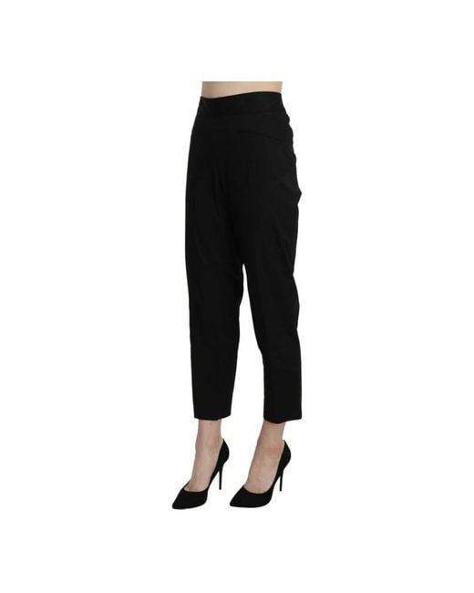 Bencivenga Black Cropped Trousers