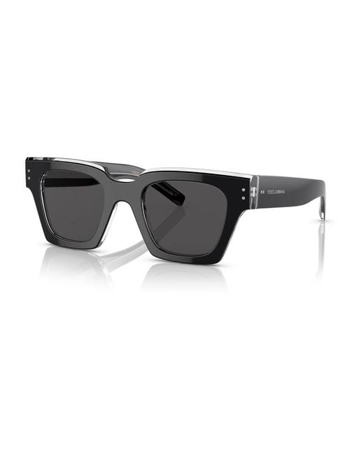 Dolce & Gabbana Gray Quadratische sonnenbrille dg4413 675/r5
