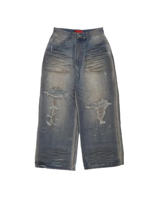 Acupuncture Straight Jeans in het Gray voor heren