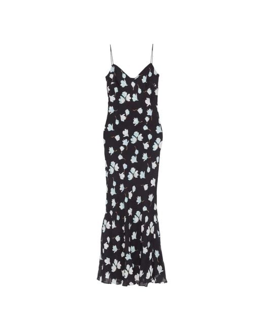 Maxi Dresses Self-Portrait de color Black